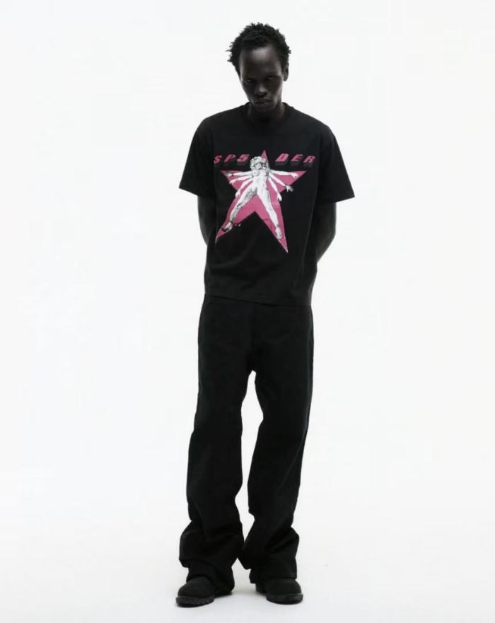 [Big & Tall for weights up to 220 lbs]1:1 quality version Flag Girl Print Tee 29033211