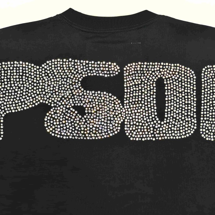 [Big & Tall for weights up to 220 lbs]1:1 quality version Cross Spider Web Rhinestone Tee 2 colors 29033212