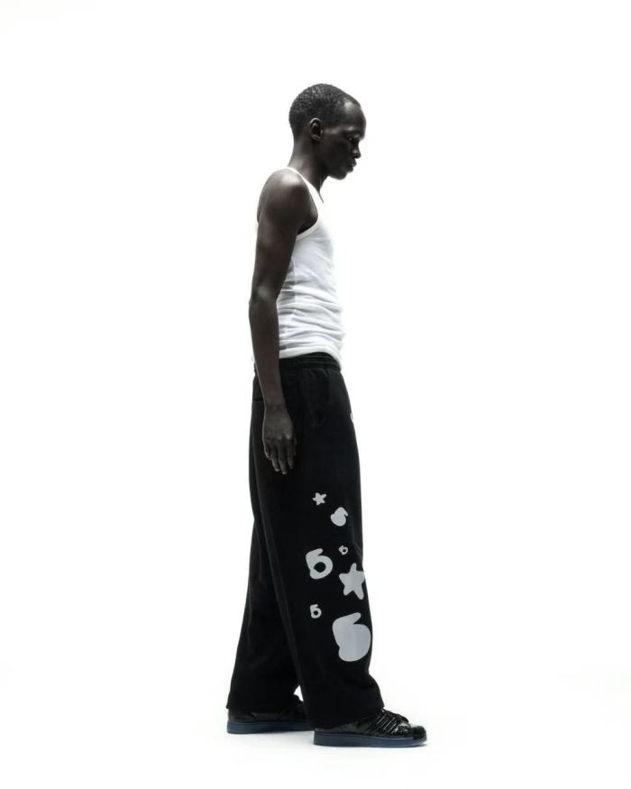 [Big & Tall for weights up to 220 lbs]1:1 quality version Reflective Big Star Print Hoodie & Pants Set 29033214
