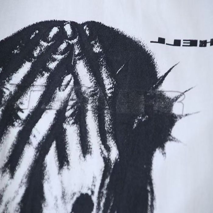 Niche Dark Style Printed Streetwear T-shirt 29032785