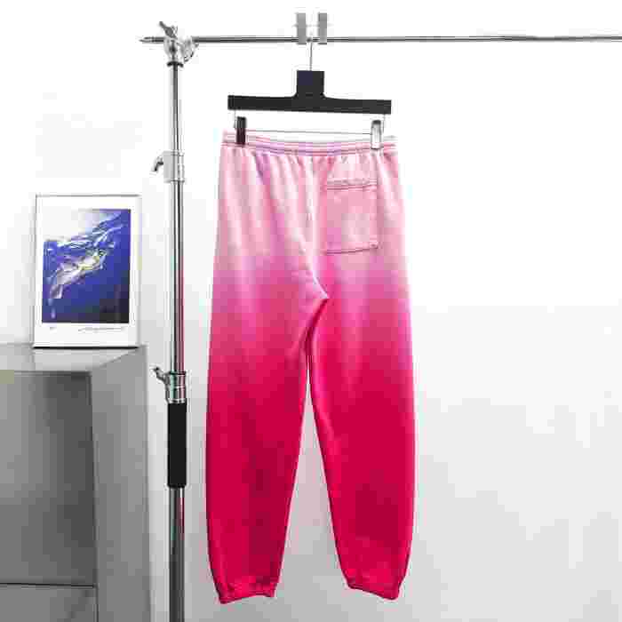 [Big & Tall for weights up to 220 lbs]1:1 quality version Red Pink Dip Dye Print Hoodie & Pants Set 29033218