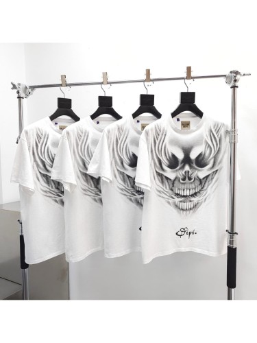 [Big & Tall for weights up to 220 lbs]1:1 quality version Hurricane Face White Print Tee 29033207