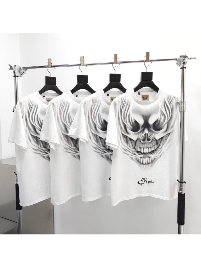 [Big & Tall for weights up to 220 lbs]1:1 quality version Hurricane Face White Print Tee 29033207