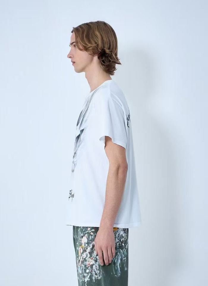 [Big & Tall for weights up to 220 lbs]1:1 quality version Hurricane Face White Print Tee 29033207