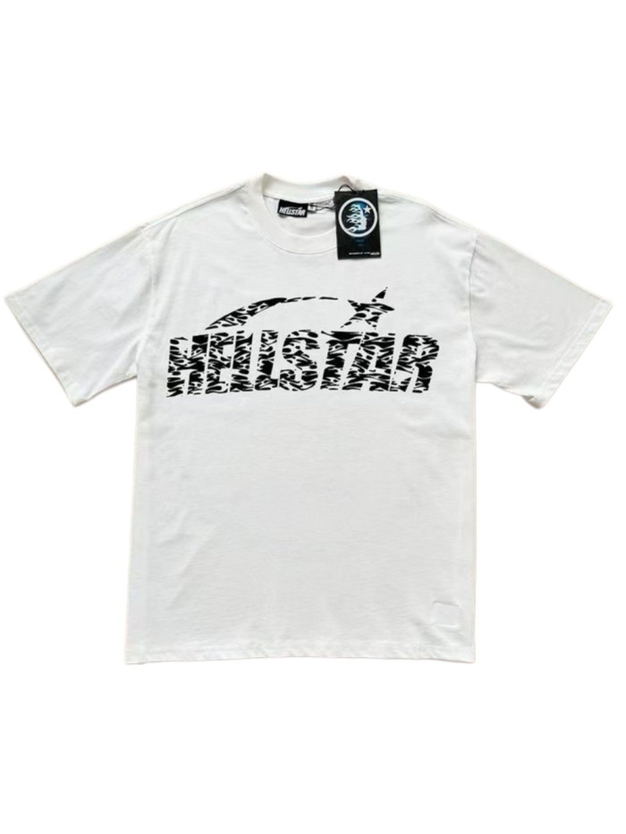 Camouflage Wave Logo Printed American Trend T-Shirt Tee 29032765