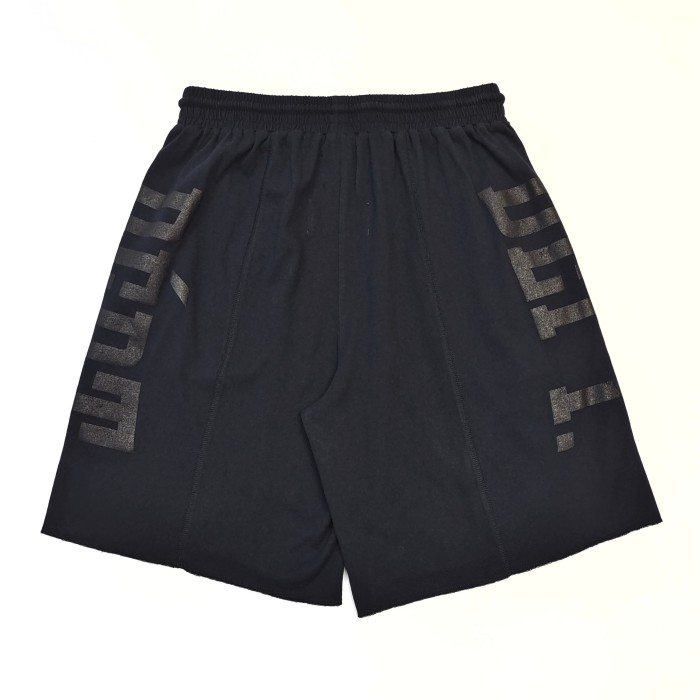 [Big & Tall for weights up to 260 lbs]1:1 quality version Left And Right Black Letter Black Printed Shorts 29033208