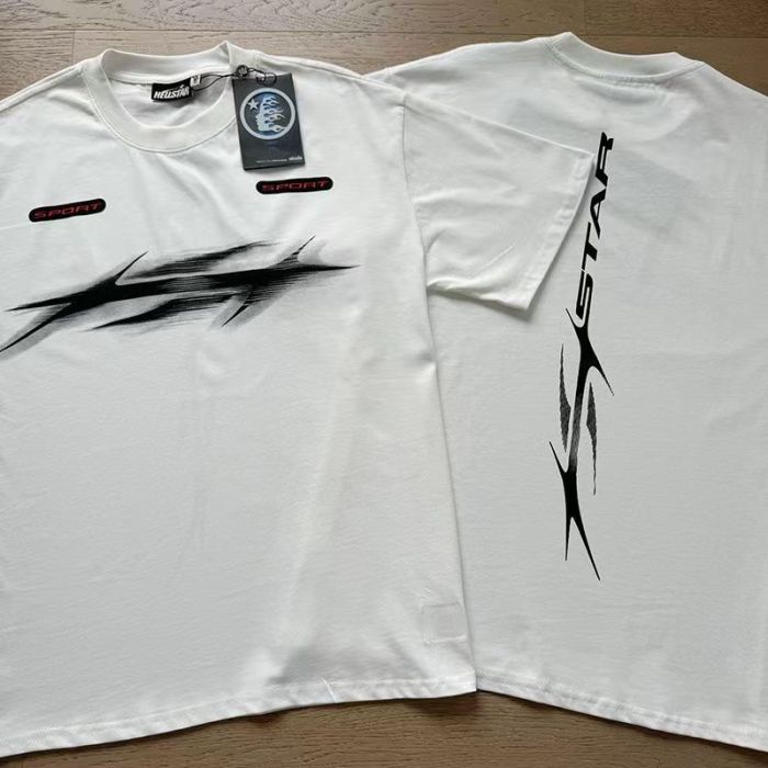 Trendy Brand Printed Men Women Couple Loose T-Shirt Tee 2 colors 29032774