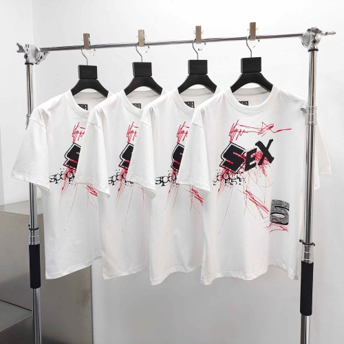 [Big & Tall for weights up to 220 lbs]1:1 quality version Line Graffiti Black SEX Print Tee 29033213