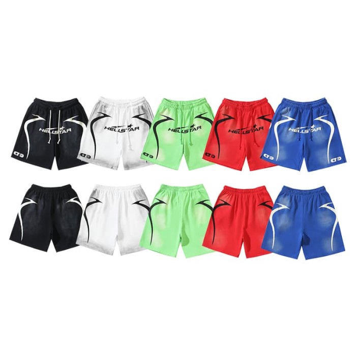 Sports Line Print Washed Shorts 5 colors 29035477