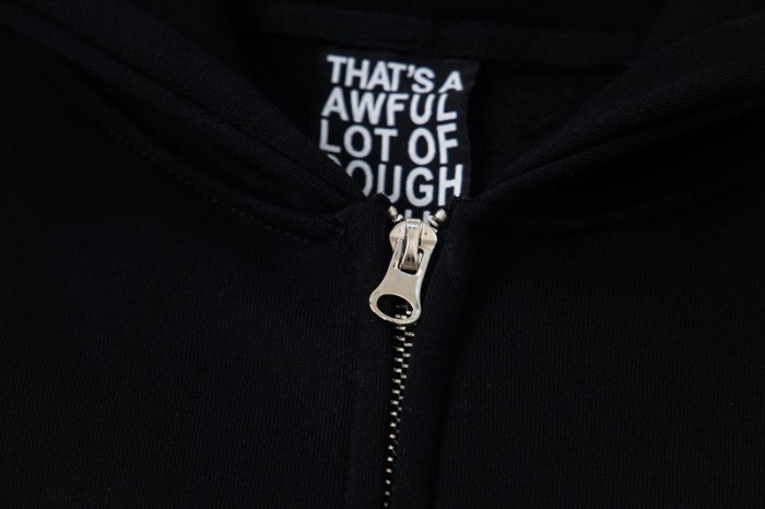 Love Cupid Print Zipper Hoodie 29035412