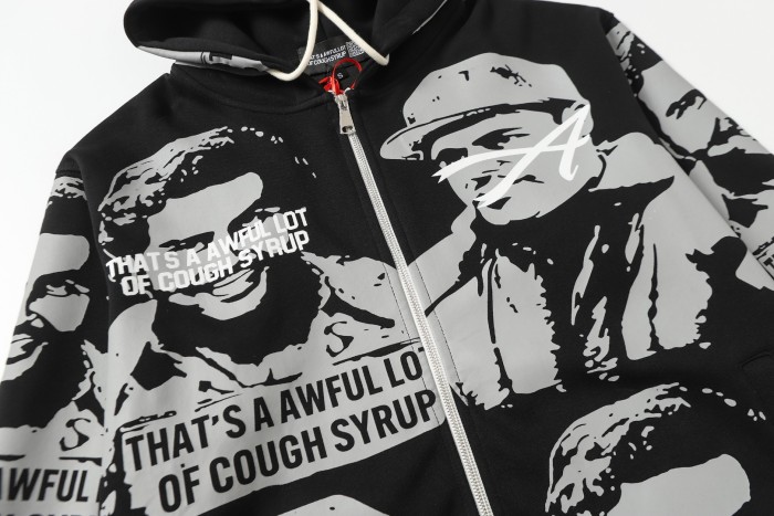 Gangster Figure All Over Print Hoodie & Pants Set 5 colors 29035414