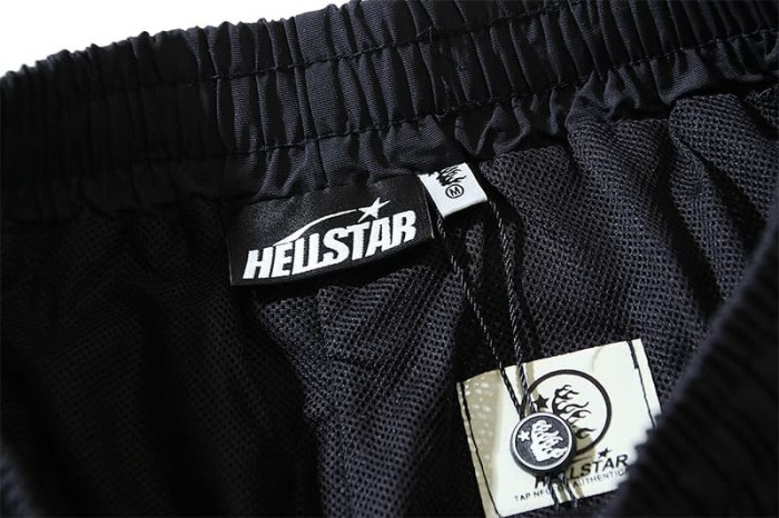 Skull Neon Slogan Print Nylon Shorts 29035464
