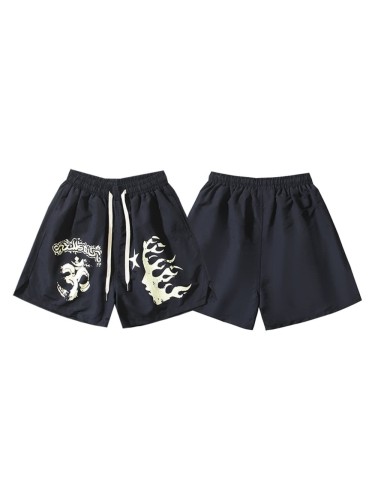 Worn 30 Figure Print Nylon Shorts 29035466
