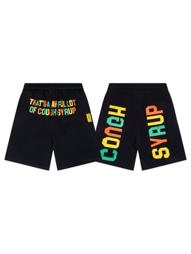 Reggae Color Block Letter Print Shorts 29035358