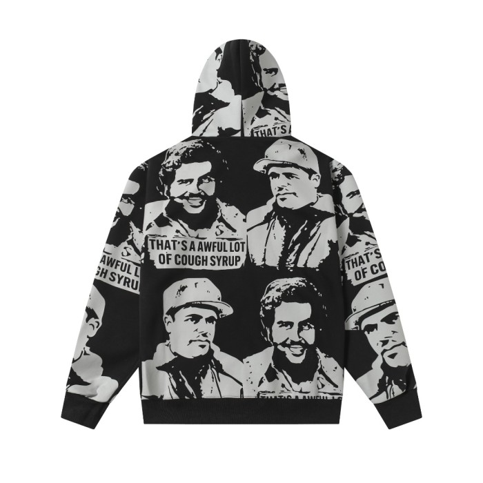 Gangster Figure All Over Print Hoodie & Pants Set 5 colors 29035414