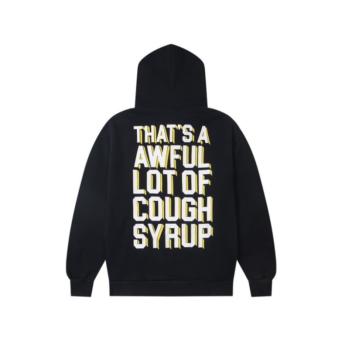 Classic Yellow Logo Print Hoodie 29035413