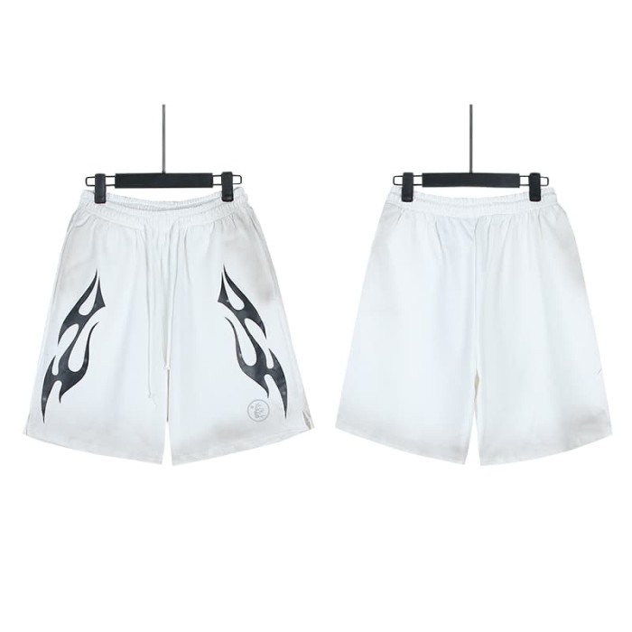 Side Streamline Flame Print Washed Shorts 7 colors 29035472
