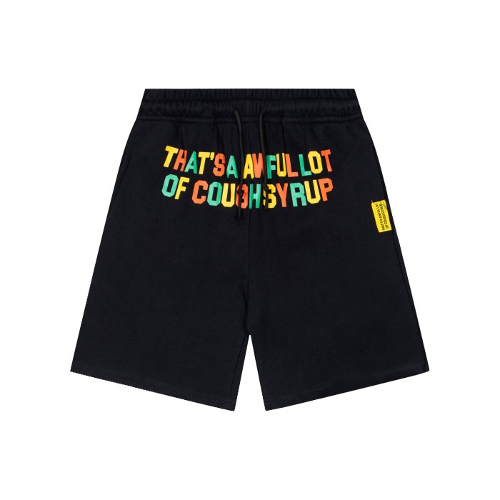 Reggae Color Block Letter Print Shorts 29035358