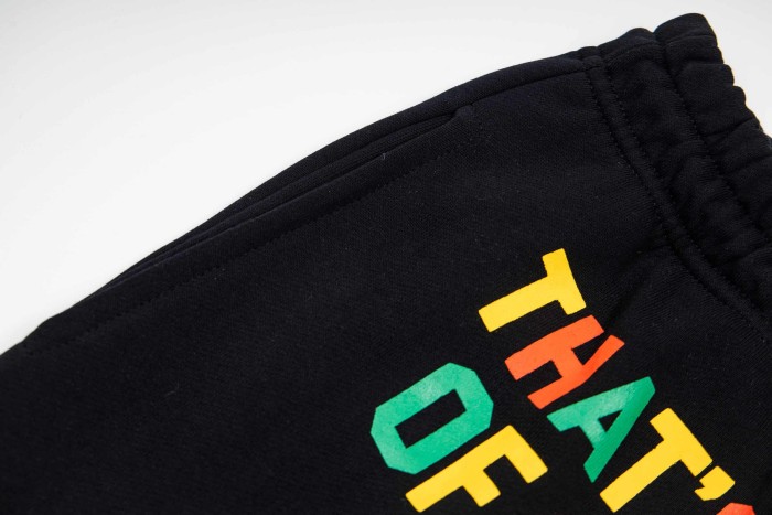 Reggae Color Block Letter Print Shorts 29035358