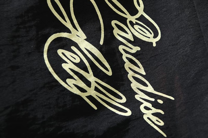 Cursive Letter Print Beach Shorts 29035462