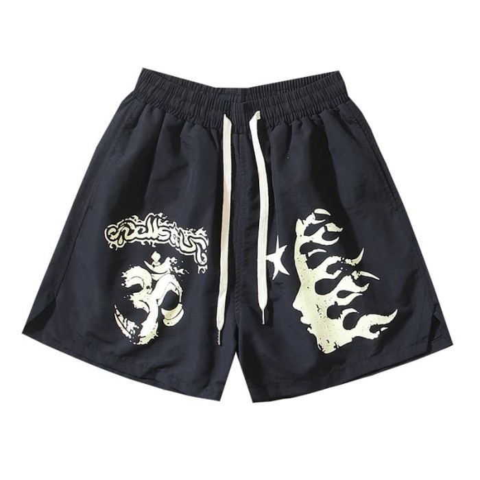 Worn 30 Figure Print Nylon Shorts 29035466