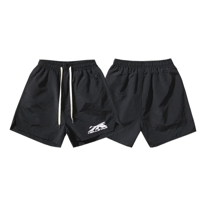 Minimalist Logo Embroidered Beach Shorts 29035463