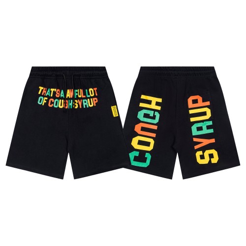 Reggae Color Block Letter Print Shorts 29035358