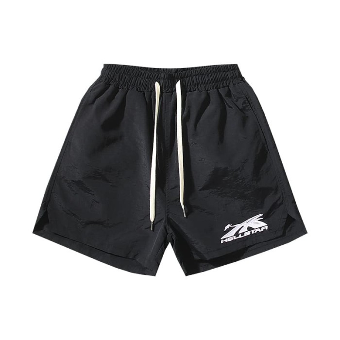 Minimalist Logo Embroidered Beach Shorts 29035463