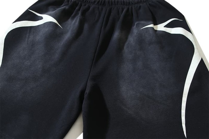 Sports Line Print Washed Shorts 5 colors 29035477