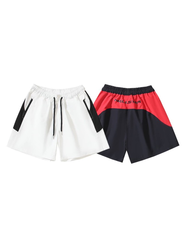 Sports Spliced Color Block Nylon Shorts 2 colors 29035469