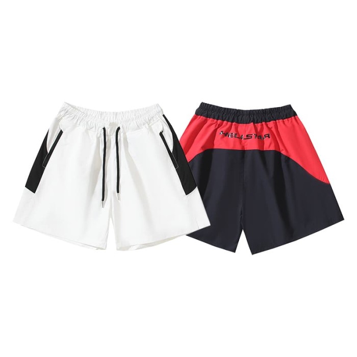 Sports Spliced Color Block Nylon Shorts 2 colors 29035469