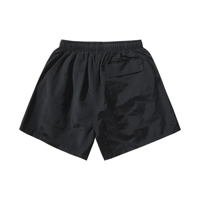 Cursive Letter Print Beach Shorts 29035462