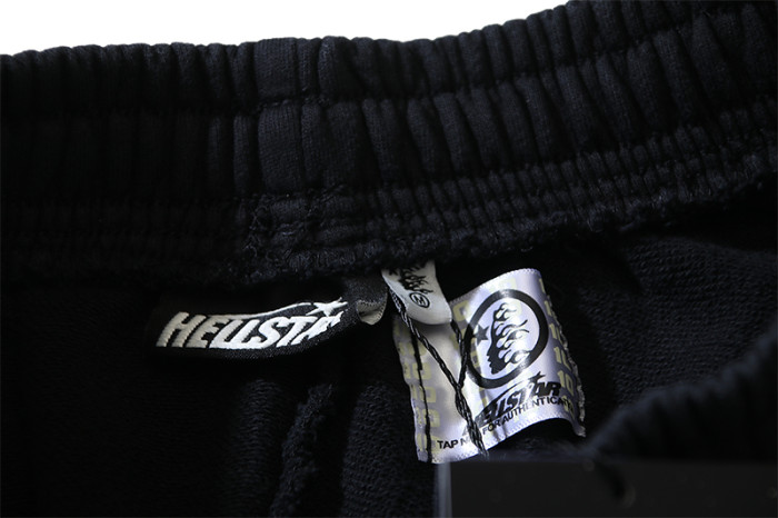 Variant Letter H Print Washed Shorts 29043464