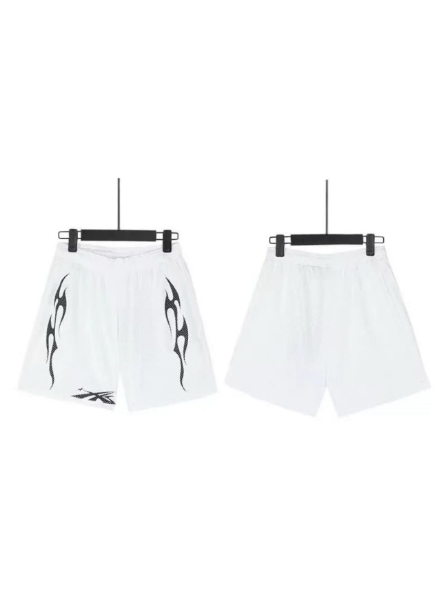 Minimalist Streamline Flame Print Shorts 29043472
