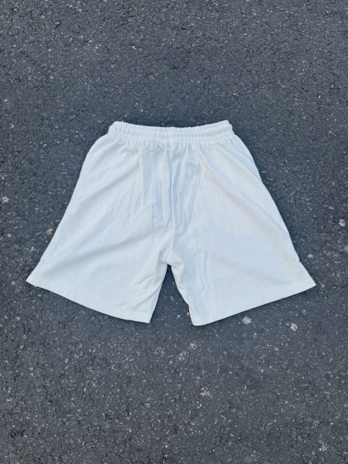 Minimalist Streamline Flame Print Shorts 29043472