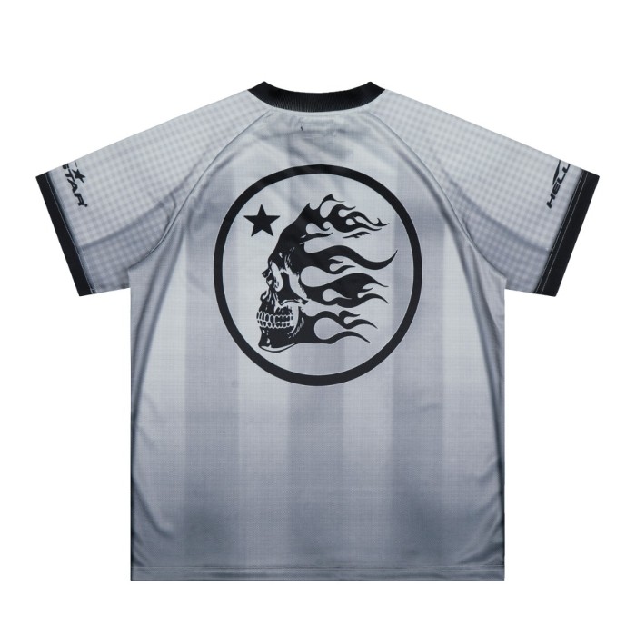 Gray Tone Skull Mesh Jersey Tee 29043144