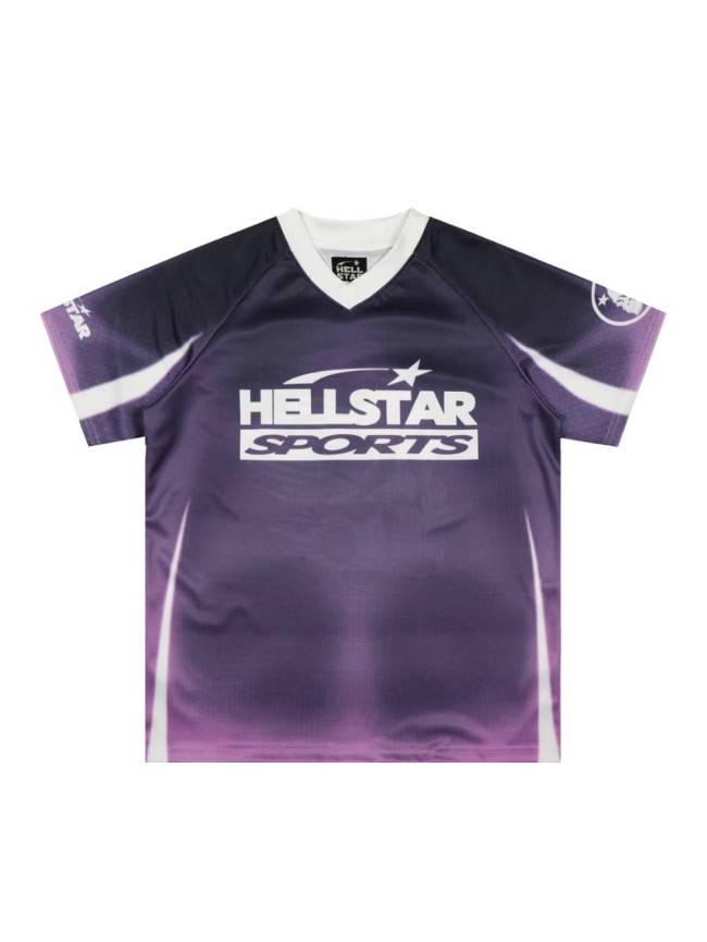 Purple And Black Skull Mesh Jersey Tee 29043145