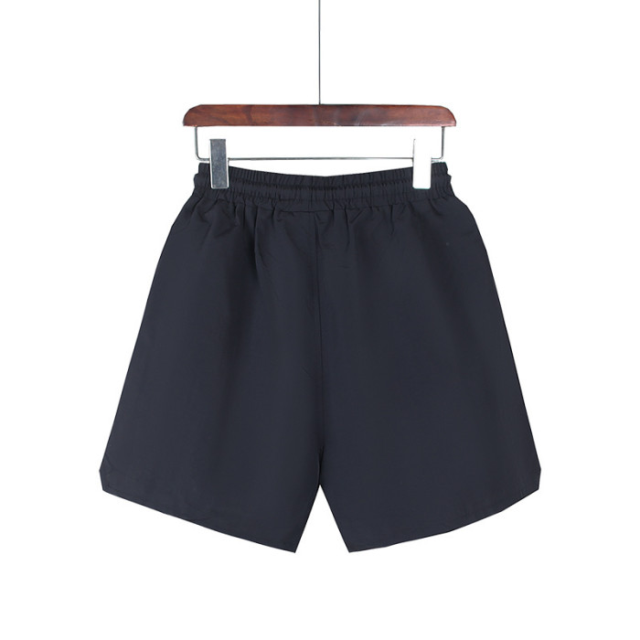 Red Star Thorn Wreath Print Woven Beach Shorts 29043457