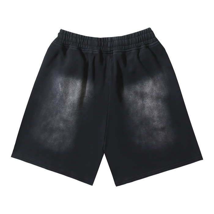1996 Flame Portrait Print Washed Shorts 29043459