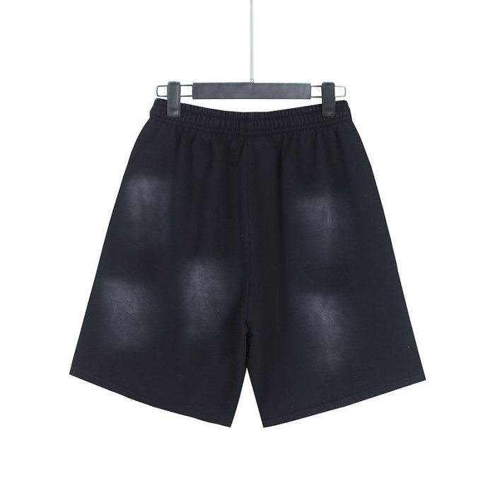 Variant Letter H Print Washed Shorts 29043464