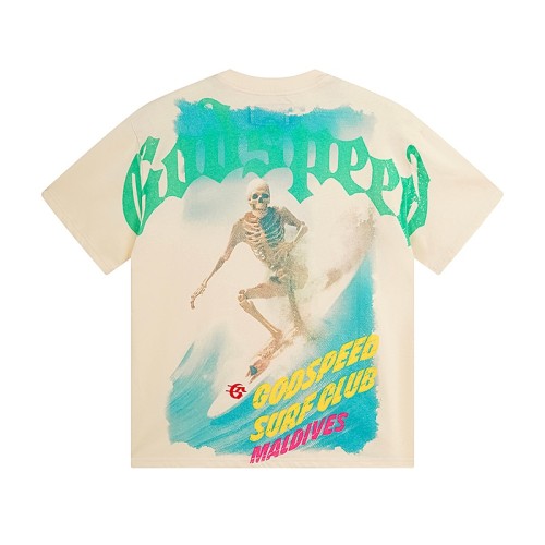 Skeleton Surf Club double-sided printed vintage short-sleeved T-shirt 29038273