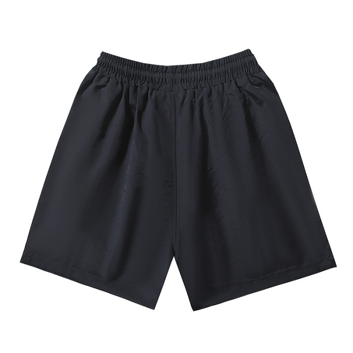 Red Star Thorn Wreath Print Woven Beach Shorts 29043457