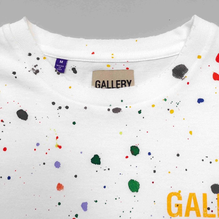 [Big & Tall for weights up to 220 lbs]1:1 quality version Colorful Splatter Graffiti Print Tee 29045591