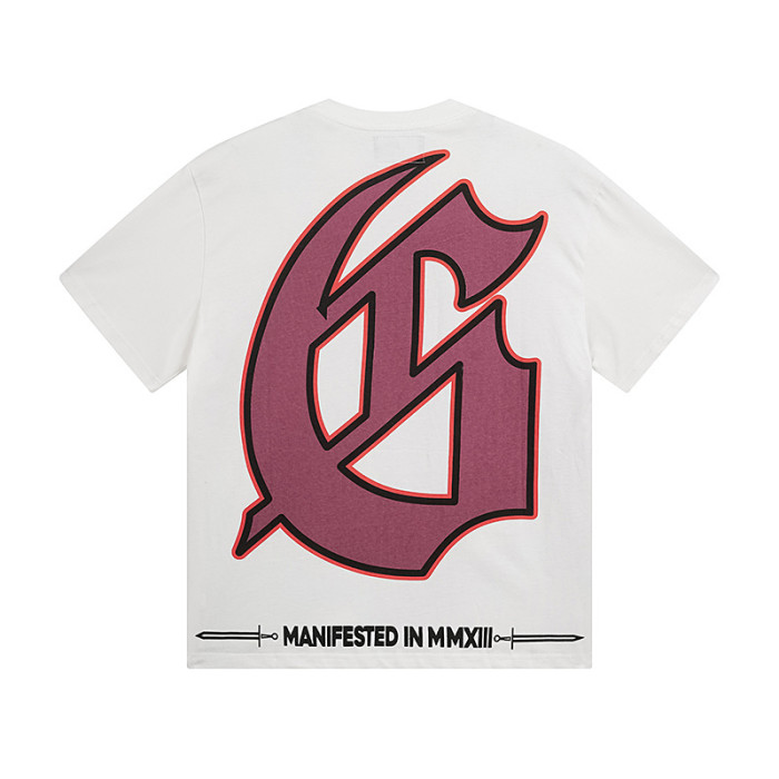 Rugby skull G-shaped logo white short-sleeved T-shirt 29045547