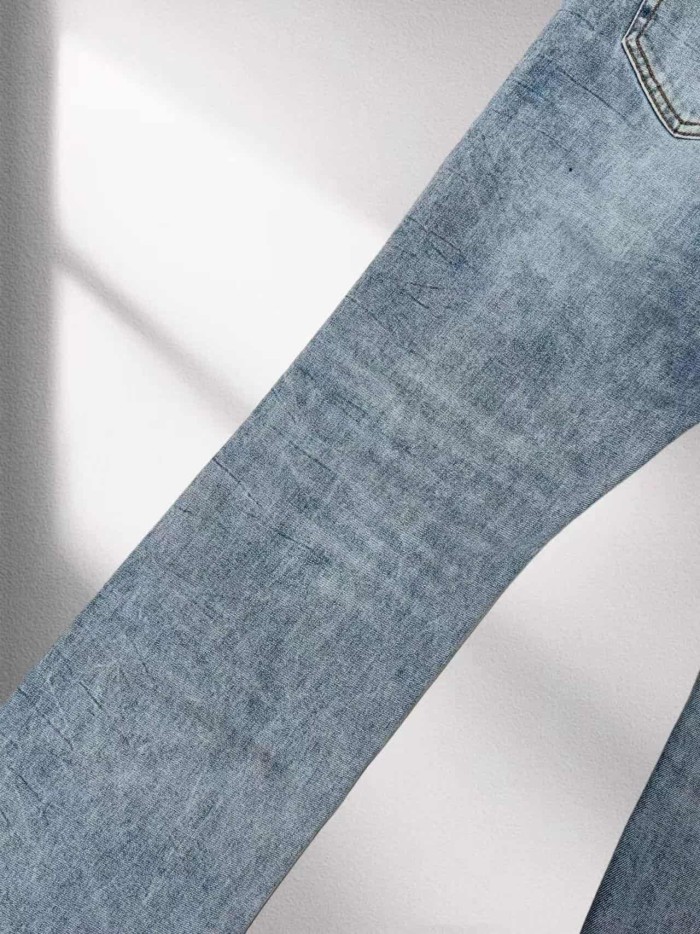 1:1 quality version Star River Rhinestone Vintage Flared Jeans 2 colors 29045805
