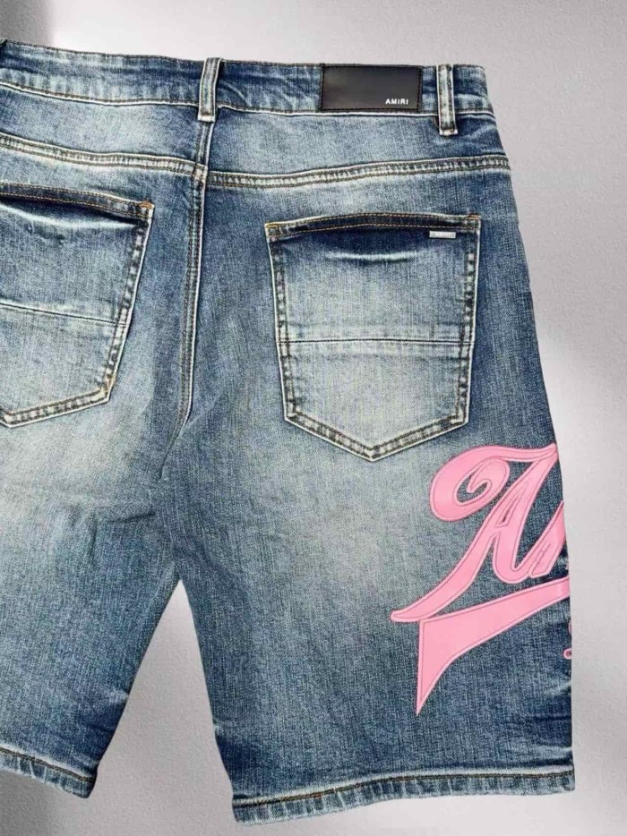 1:1 quality version Classic Logo Patch Denim Shorts 2 colors 29045799