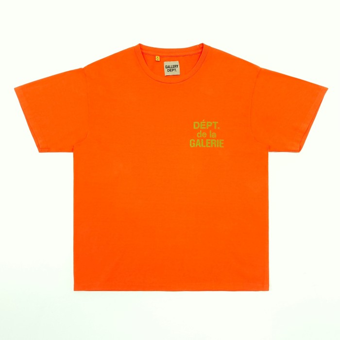 [Big & Tall for weights up to 220 lbs]1:1 quality version Green French Orange Print Tee 29045588
