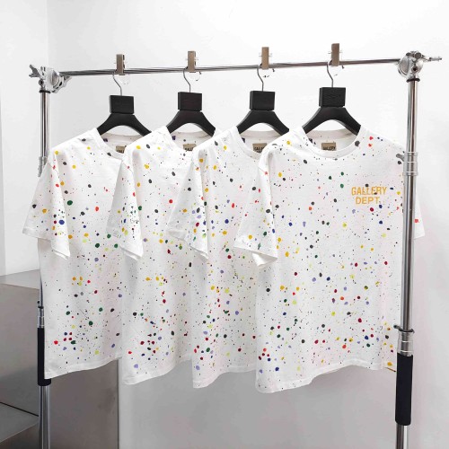 [Big & Tall for weights up to 220 lbs]1:1 quality version Colorful Splatter Graffiti Print Tee 29045591