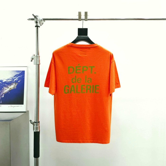 [Big & Tall for weights up to 220 lbs]1:1 quality version Green French Orange Print Tee 29045588
