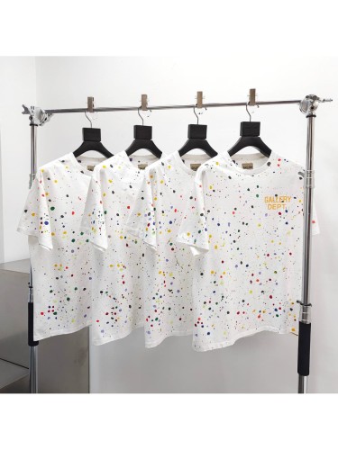 [Big & Tall for weights up to 220 lbs]1:1 quality version Colorful Splatter Graffiti Print Tee 29045591